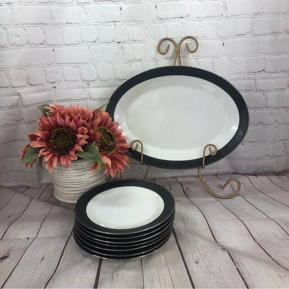 Vintage noritake china platter or pair of salad plates Sharon - Picture 1 of 8